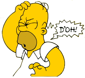 Homer Simpson Doh Gif